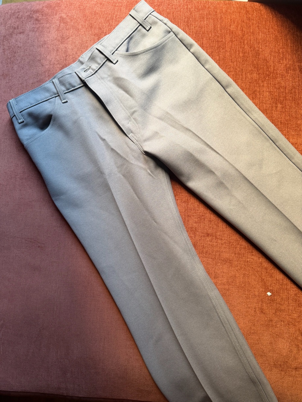 Levi's Men's Light Gray Straight Trousers